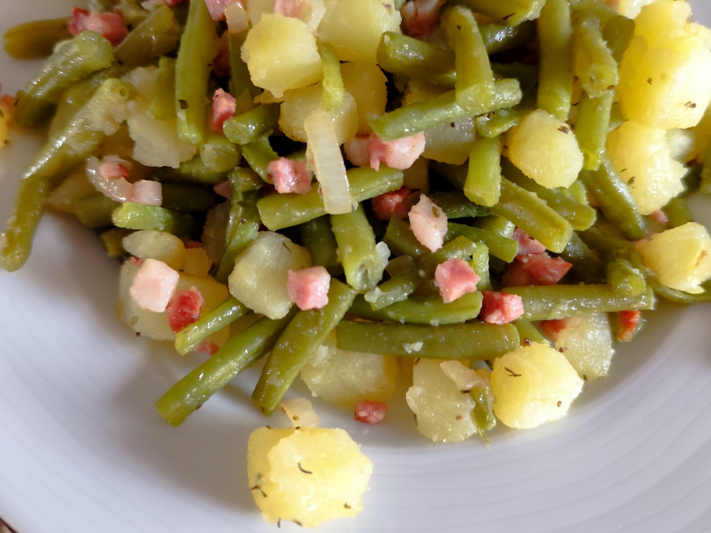 Bohnentopf mit Kartoffel und Dörrfleisch